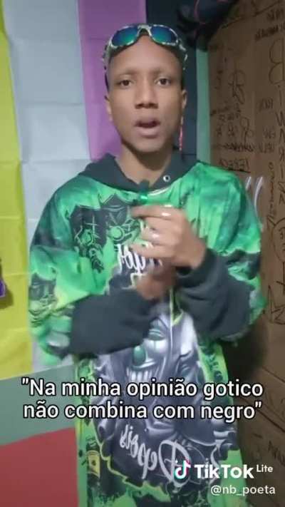 Oi, a subcultura Gótica não é somente sobre visual, tchau.