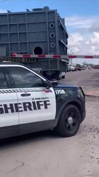 Oversized Container Vs Freight Train