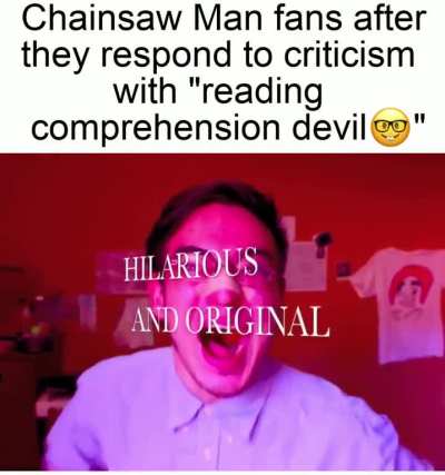 r/chainsawfolk in a nutshell