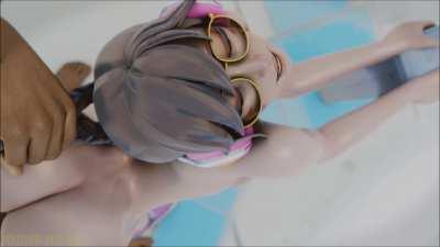 D.Va's Spring Break (polished-jade-bell) [w/ sound]