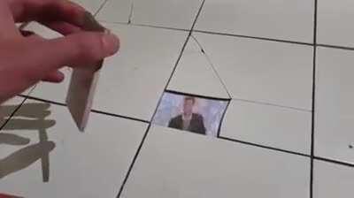 Guys look at what I found under my tiles! So cool!