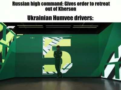 Low quality Kherson retreat shitpost