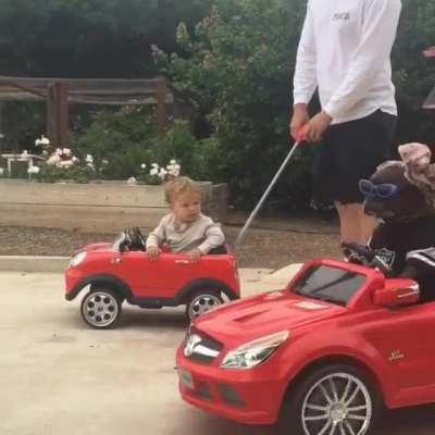 When you suddenly see someone better than you. Video source: Imgur