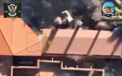 Sudanese Armed Forces use a drone to destroy a Rapid Support Forces technical 