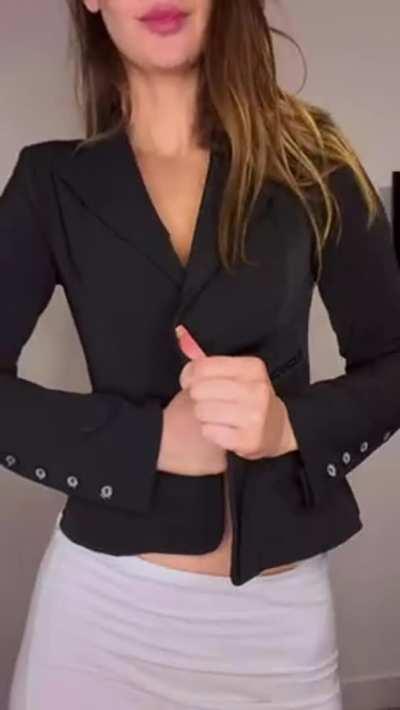 My office outfit, I think my boss was happy