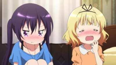 Watching a movie [Gochuumon wa Usagi Desu ka S3]