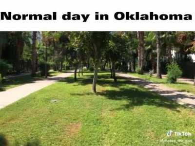 normal day in Oklahoma