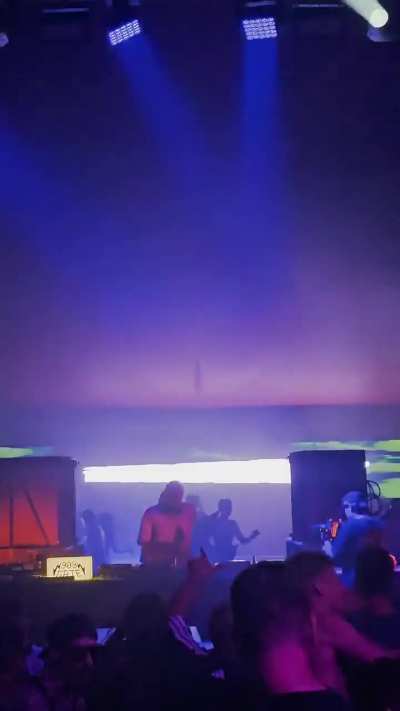 Leeroy Thornhill bringing the energy to Circus Nation in Granada last night