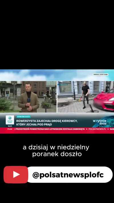 Mandat dla rowerzysty, pouczenie dla kierowcy (tego od jazdy pod prąd i pałki)