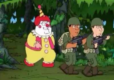 “See they gonna be looking for army guys”