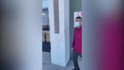 Racist Man Goes Full Hitler in Walmart Parking Lot