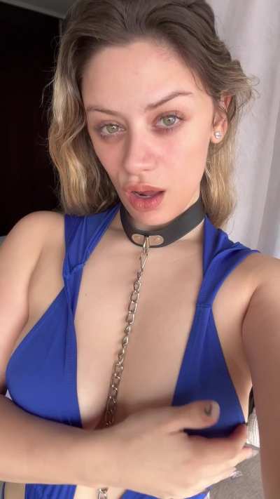 Leashed up and feeling so perfectly under your spell