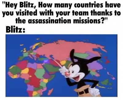 I always had this fun idea that with all the mission I.M.P done through the years they probably visited nearly all countries on earth