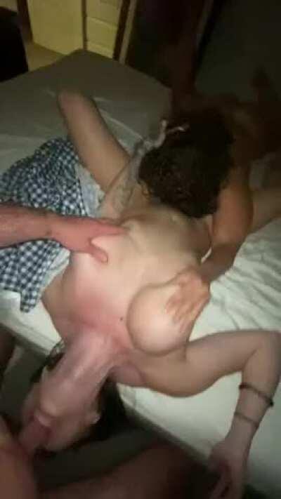 What’s better than getting your face fucked and your pussy ate at the same time?