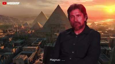 Magnus, having returned to Prospero