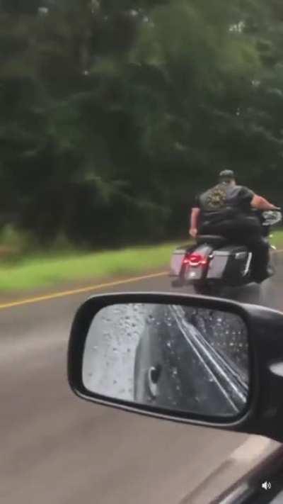 Absolut Unit of a biker