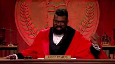 When you accidentally get the judge's attention