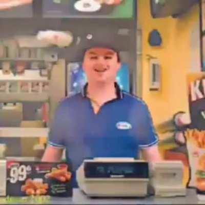 Ding, fries are done