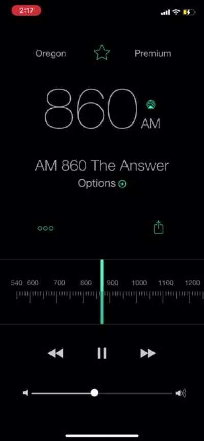 This radio station skipping due to missed connection