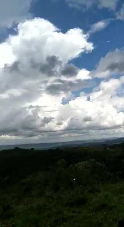 Man is almost hit by lightning