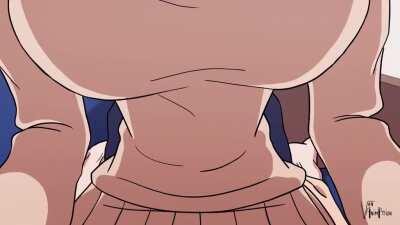 Pink Hair Girl Sits on Your Lap