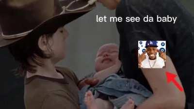 How did hershel know about da baby in 2010? Seriously plot hole in seasom 3 not talked about.