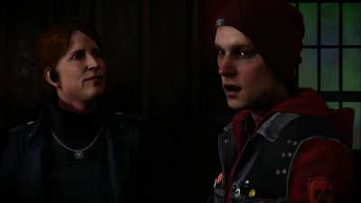 Delsin looks so good in this scene with the evil outfit
