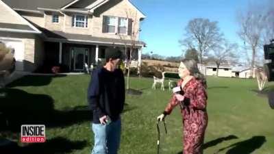 Reporter pulls off mission-impossible type disguise