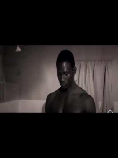 A man drops his soap