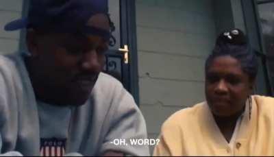 Heartwarming moment between ye and Mama ❤️