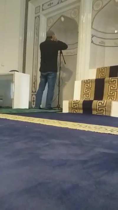 Call for prayer in one of the Masjids in Norway