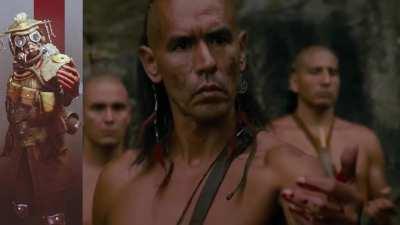 Bloodhound banners were inspired by Last of the Mohicans