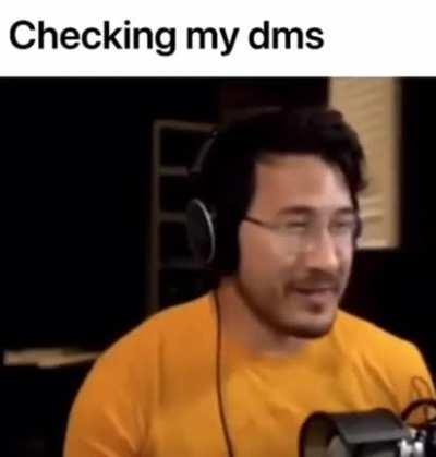 checking my dms