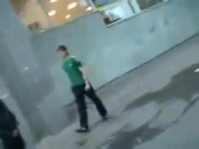 Drank bully got rocked hard