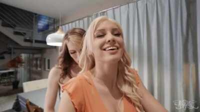 Very hot - Izzy bangs Kenzie in the kitchen