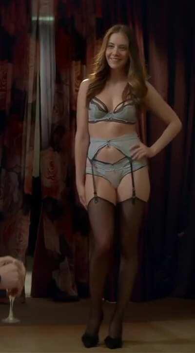 Alison Brie Lingerie Spin - Upscaled 4X For That Ab Definition