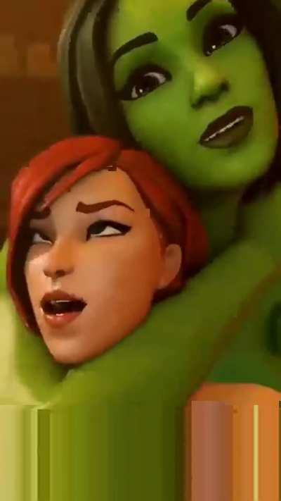 She's addicted to that green monster