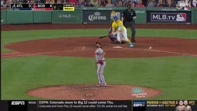 [Highlight] Adam Duvall gives the Red Sox insurance with a solo homer against his former team