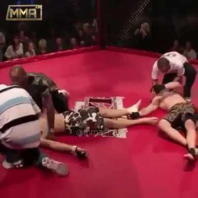 A rare double knockout.