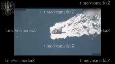 Multiple Ukrainian USVs are targeted by Russian Lancets