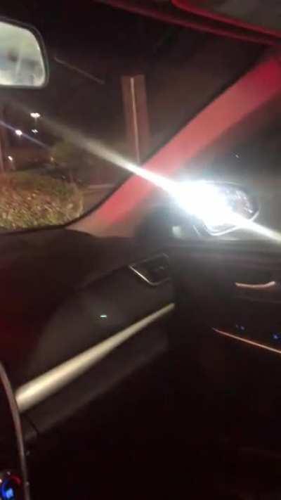 A couple days ago in the drive thru, I thought I was going to lose my eye sight lmao.