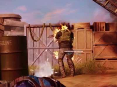 He spawned on his own thermite lmaooo