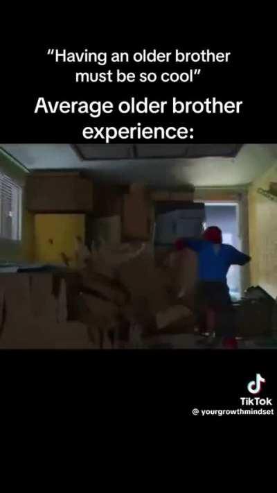 relatable i myself have a brother