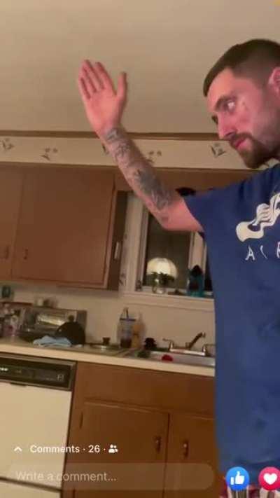 Now this is how you propose! Hits all the boxes for a classy, I mean trashy, wedding