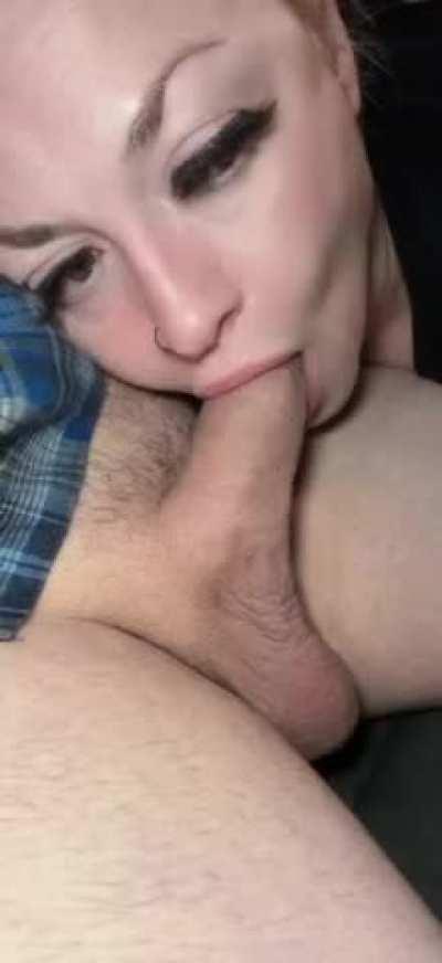 I love feeling it grow in my mouth