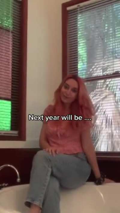 Happy New Years from Nighthawk! May mom jeans bathtub dancer bring you many blessings in the year to come!