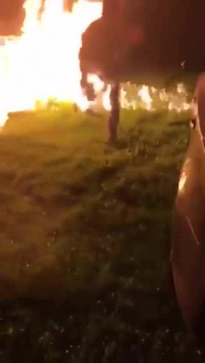 to add fuel to the fire.