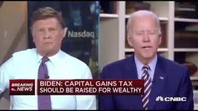 Wait on a sec... If he's going to beat Joe Biden, how will Joe Biden beat Trump