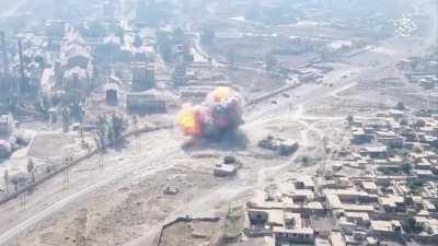 Car bomb in the desert