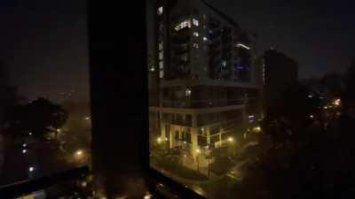 Evening thunderstorm in Fort Lauderdale this eve.